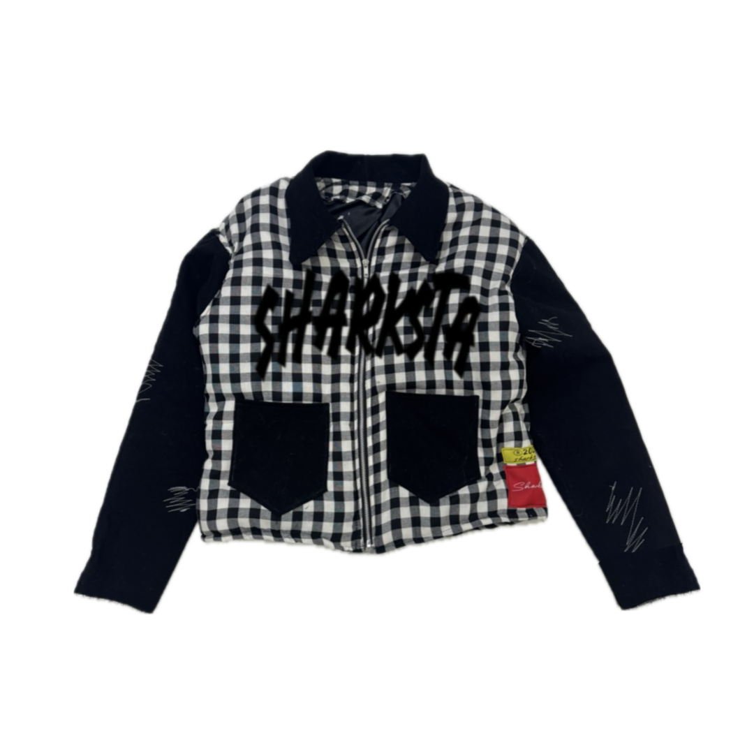 Checkerboard Puffer Flannel