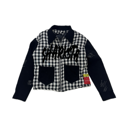 Checkerboard Puffer Flannel